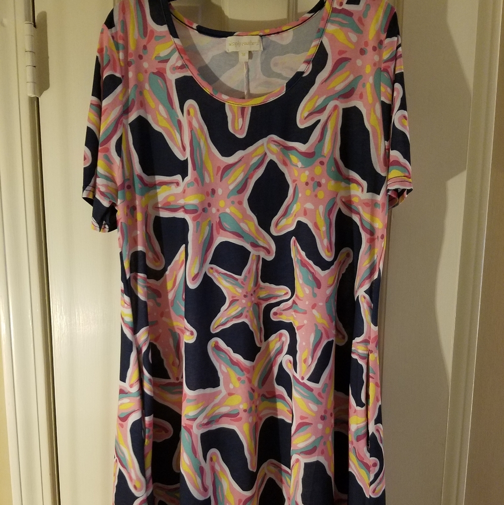 Simply Southern Flowy Starfish dress
